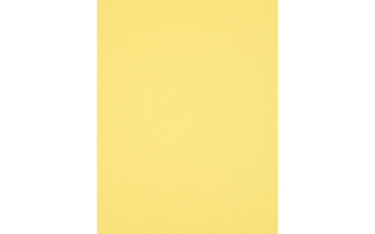 PA Paper Accents Smooth Cardstock 8.5" x 11" Light Yellow, 65lb colored cardstock paper for card making, scrapbooking, printing, quilling and crafts, 25 piece pack